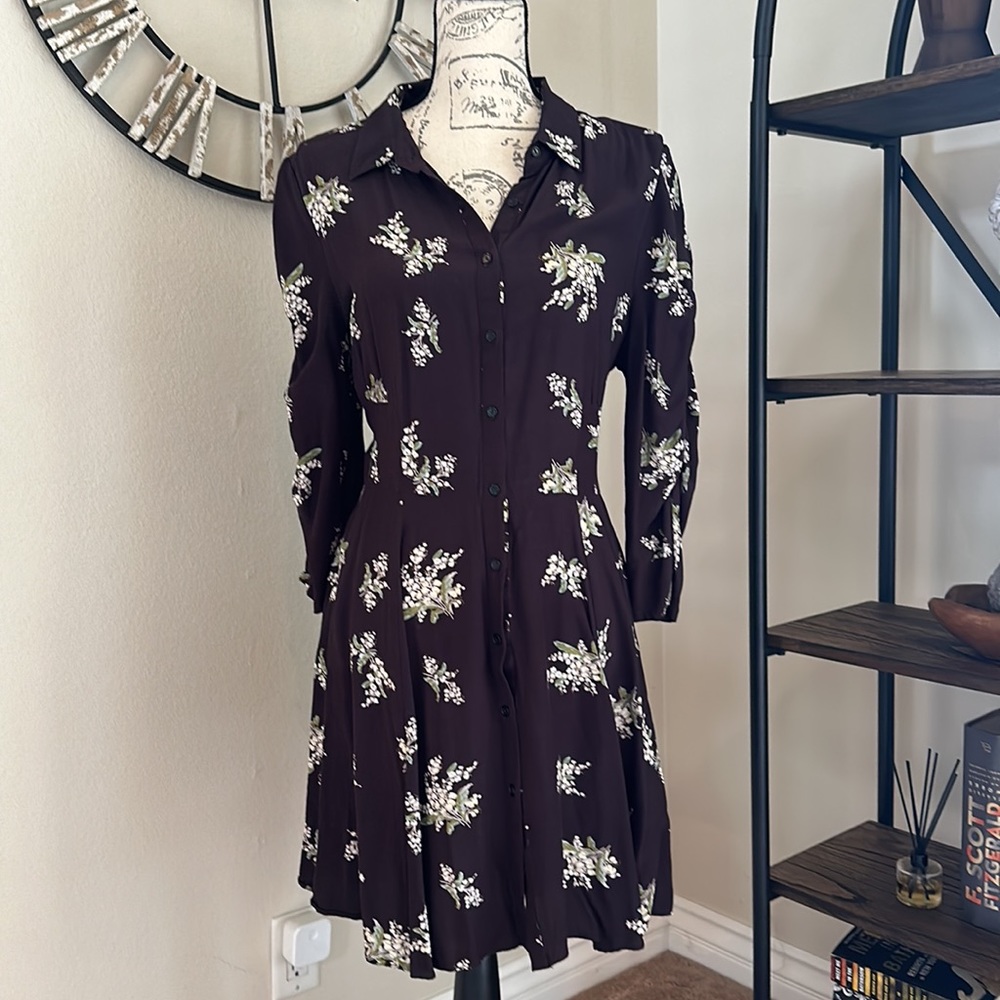 Free People Button-Up Dress